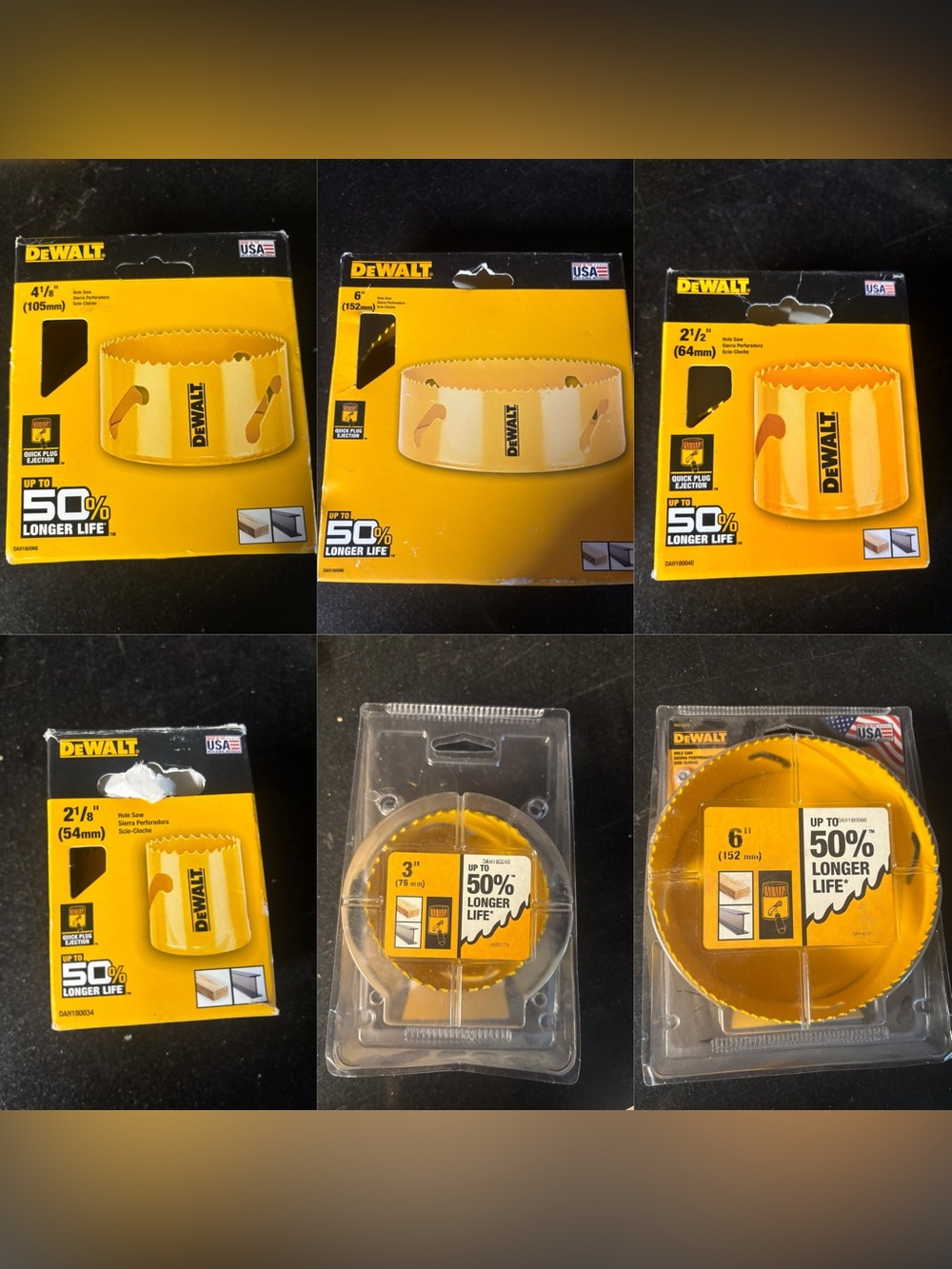 DeWalt Hole Saw Blades